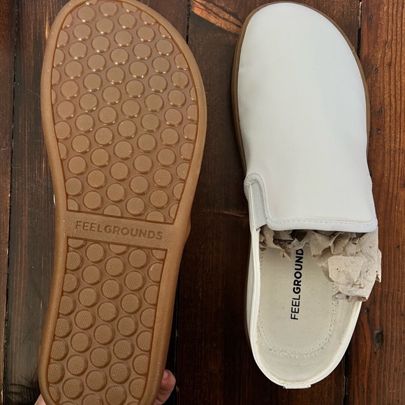 Feelgrounds size 41 minimal barefoot droptop luxe white gumsole - Picture 7 of 10